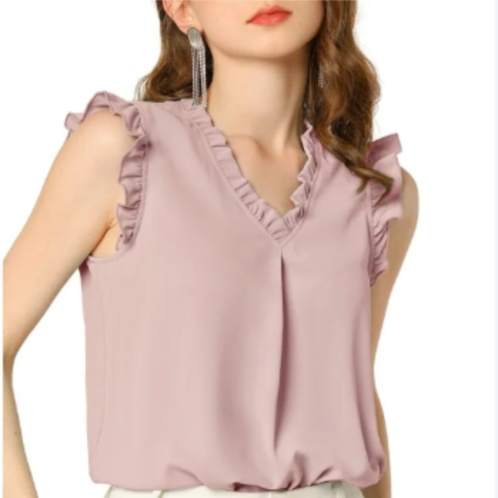 Brand New Laundry by Shelli Segal Lilac Pink Blouse Top